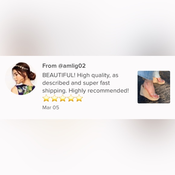 Clear strap Espadrille platform sandal - Picture 3 of 6